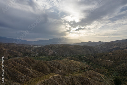mountainous landscape in the south of Spain