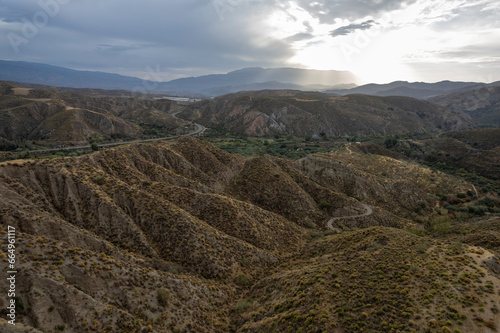 mountainous landscape in the south of Spain