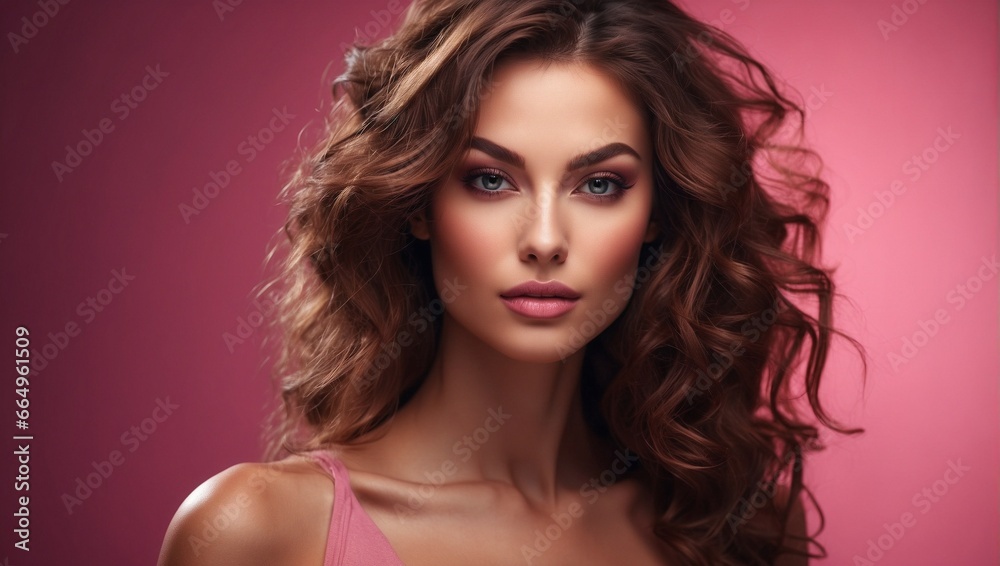 Beauty female model for personal care advertisement Beauty female model for personal care advertisement