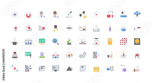 science icon set