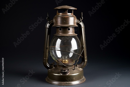 A vintage radiant lantern. Generative AI