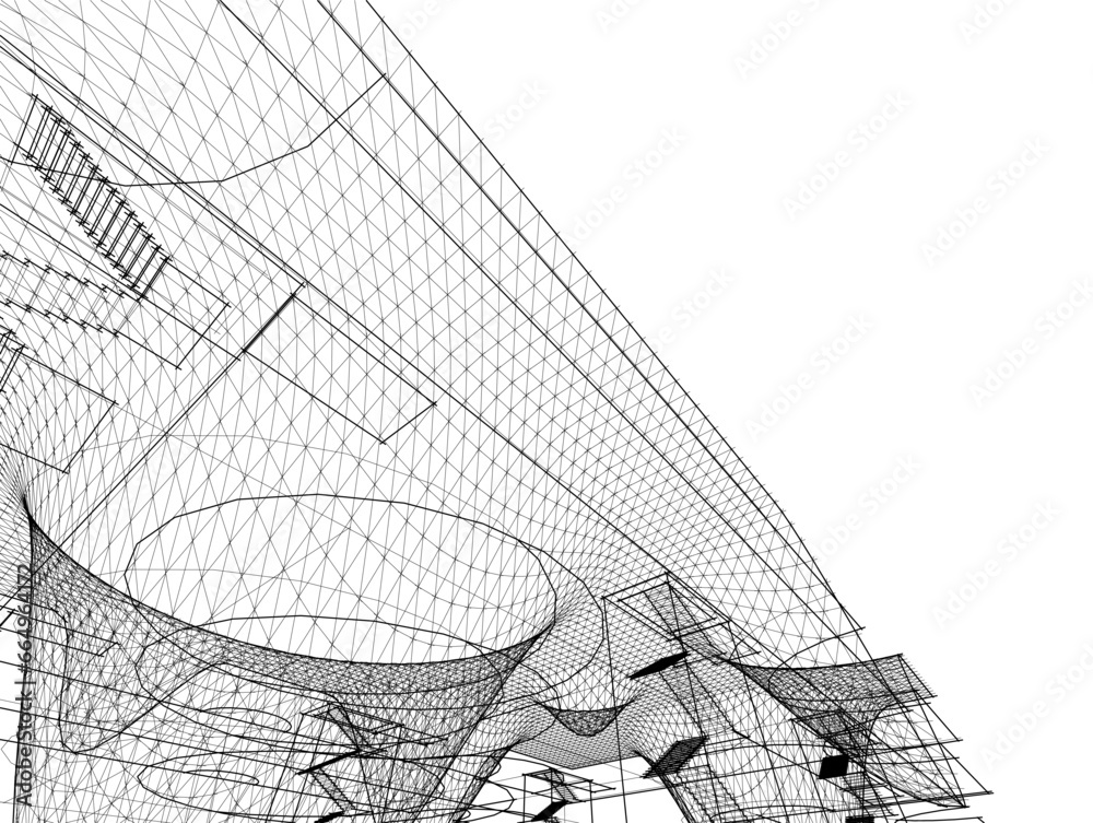 Obraz premium abstract architecture concept