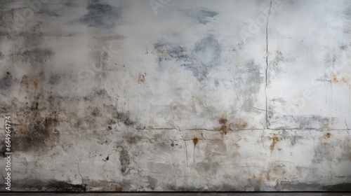 The concrete wall stood tall, its surface marred by the stains of time and the cracks of vulnerability, a stoic yet chaotic symbol of the human experience