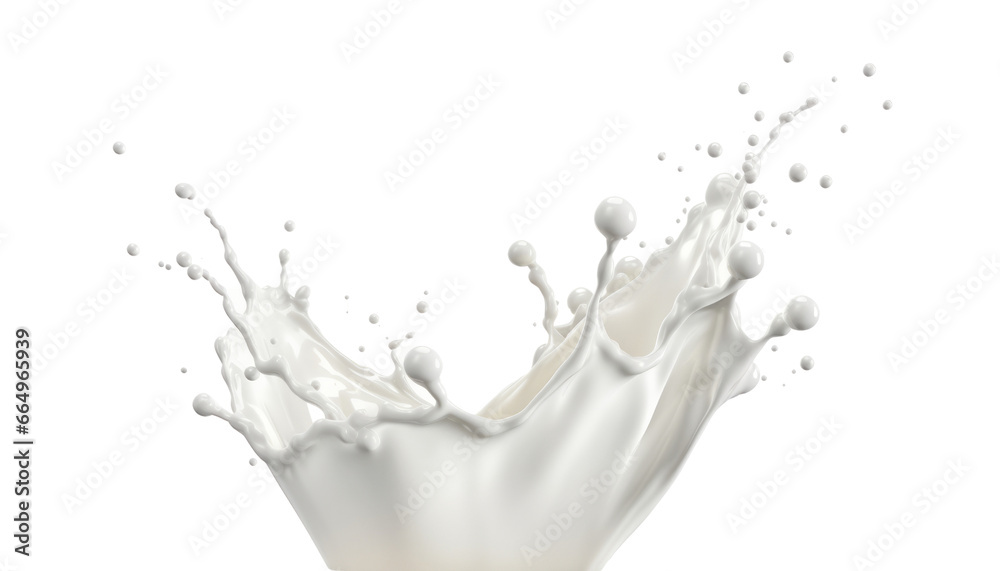 splash of milk isolated on transparent background cutout splash of milk isolated on transparent background cutout