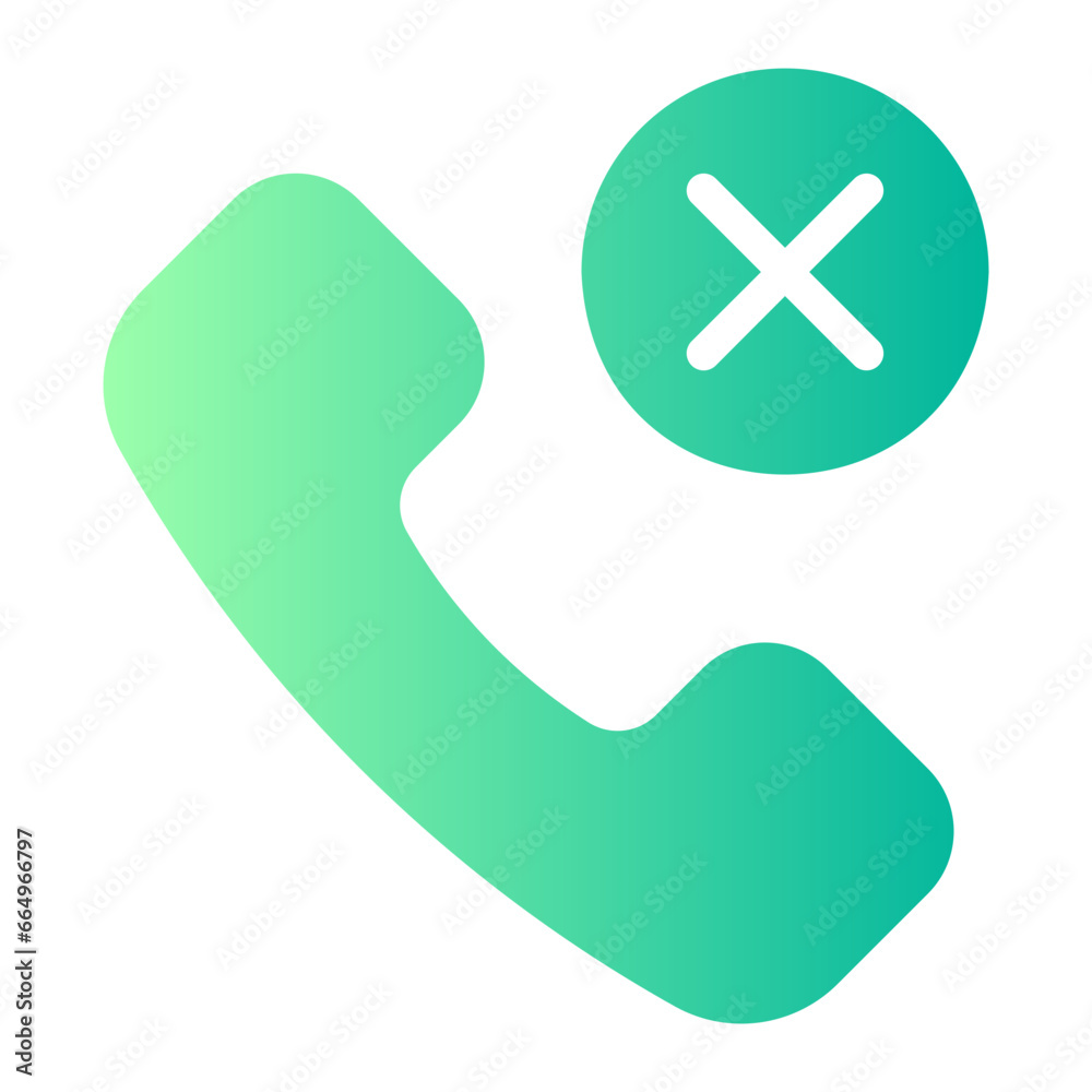 Obraz premium declined gradient icon