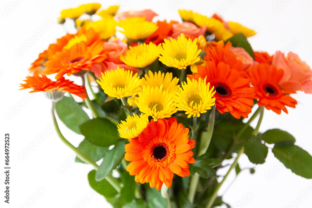 Bouquet of beautiful bright flowers. Floral composition. Bouquet of beautiful bright flowers. Floral composition.