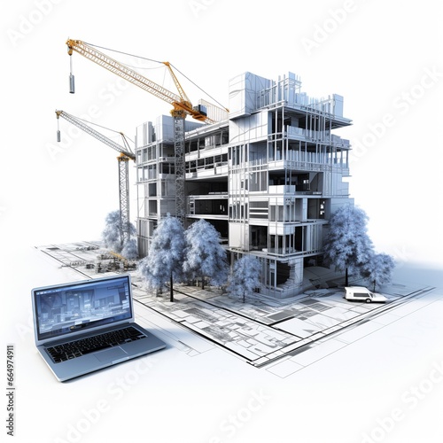 Construction Building, BIM, Building information management, Building renovation, construction progress, building planning, construction visualization, virtual design, generative ai 