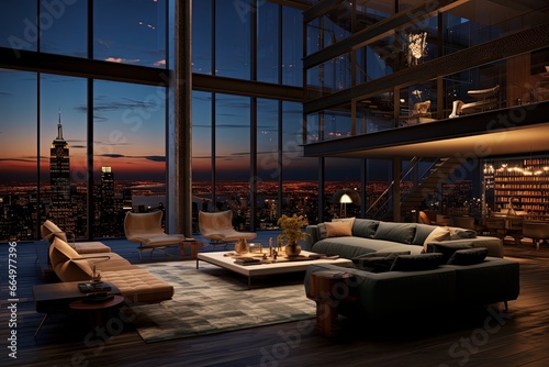 Award-Winning Designer Penthouse Interior in Raw Style