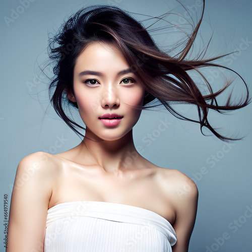 Beautiful Korean Woman, Generative AI