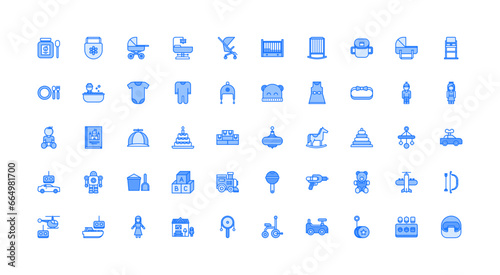 baby icon set