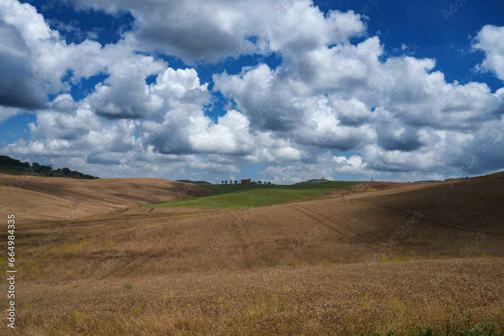 Rural landscape in Tuscany near Pienza