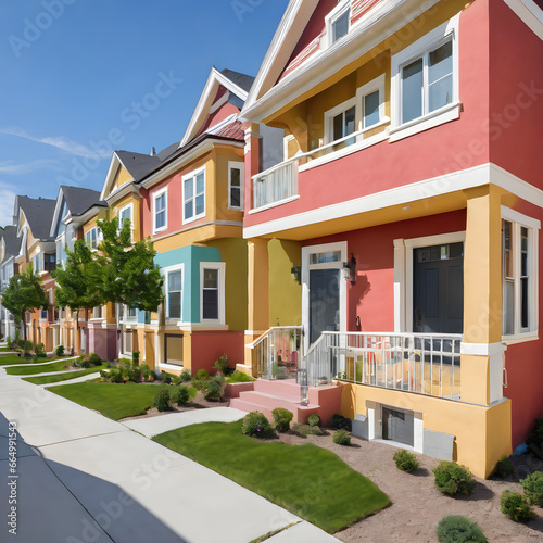 modern house in the park