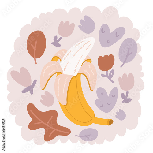 Fototapeta Naklejka Na Ścianę i Meble -  Vector illustration of bananas
