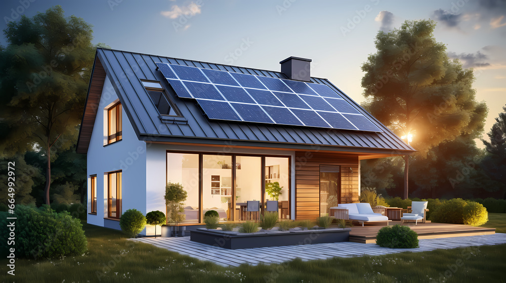 solar powered house solar powered house