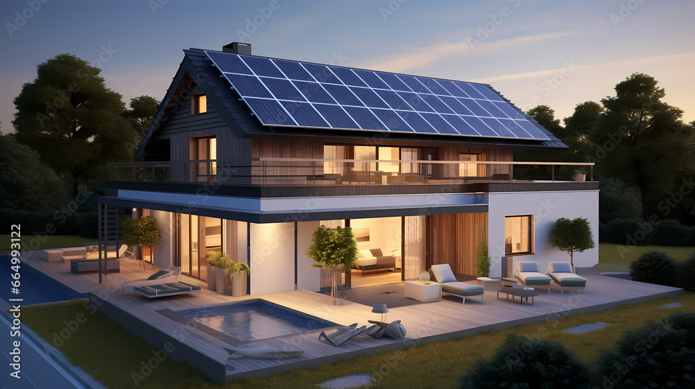 solar powered house solar powered house