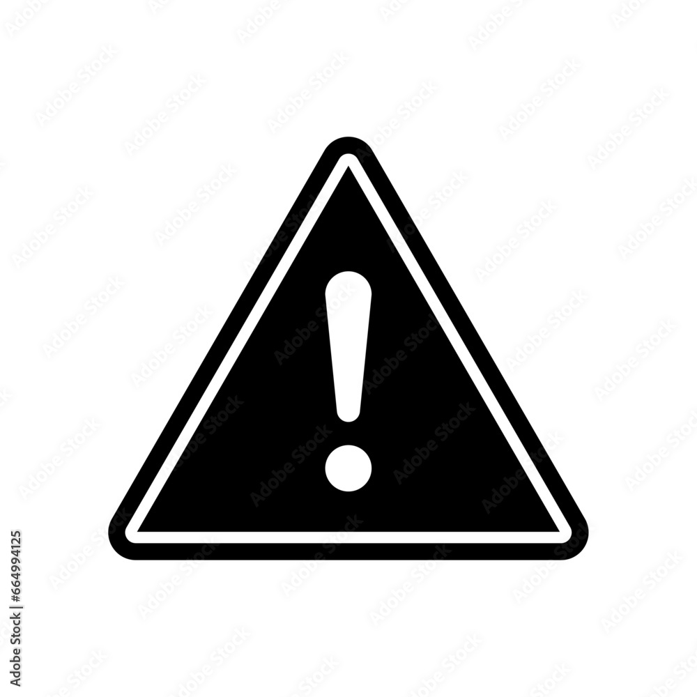 Triangle warning sign Triangle warning sign