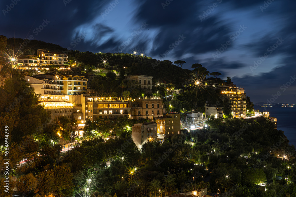 Sorrento Italy at night