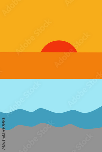 vector background with various shapes and colors