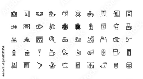 coffee icon set