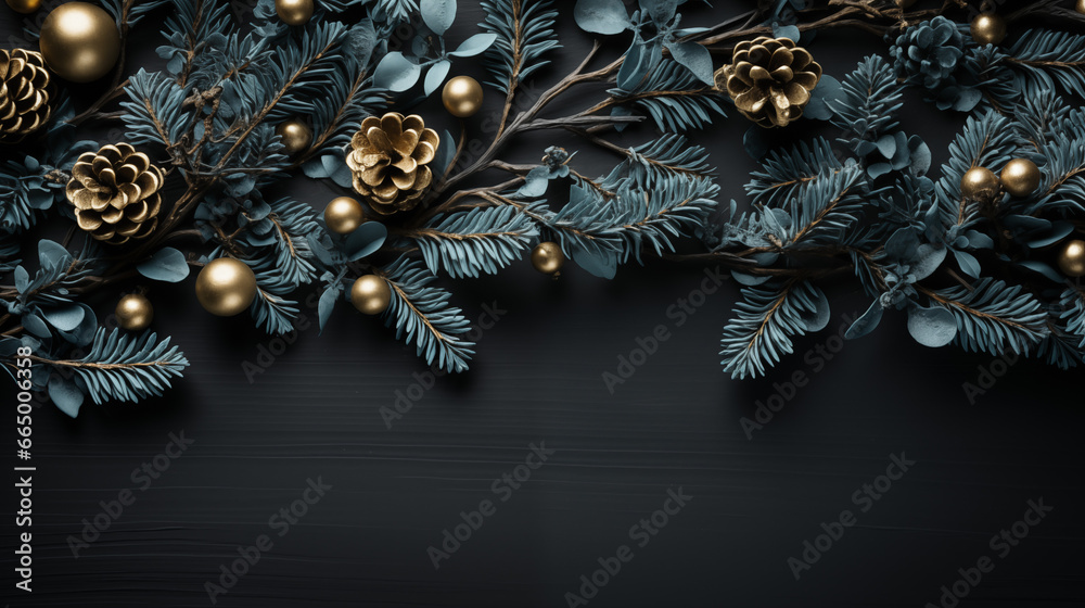 Fototapeta premium christmas tree decoration