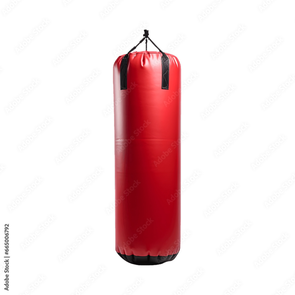 punching bag isolated