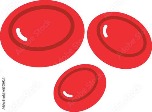 red glass bowl isolated on white background.shiny sphere.vector