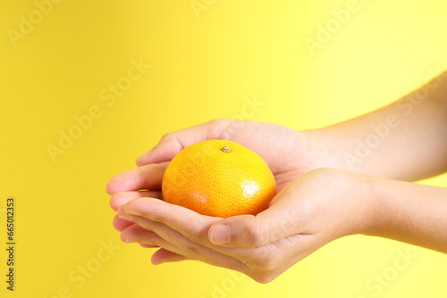 Hand with Fruit