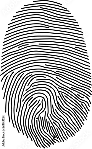 fingerprint, vector file
