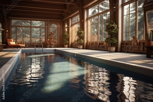 Indoor Swimming Pool with Sunlight