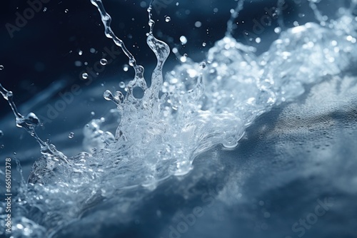 Close Up of Water Wave