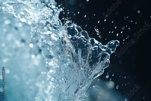 Close Up Wave of Water