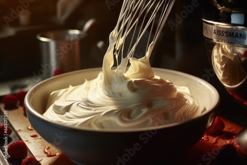 Whipped Cream Bowl with Whisk