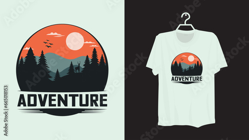 T-shirt design template new fashion style.