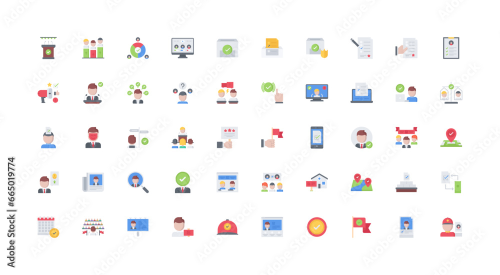 politics icon set politics icon set