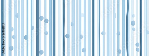 Seamless playful light pastel blue pin stripe fabric pattern. Cute abstract geometric wonky vertical lines background texture. Boy's birthday, baby shower or nursery wallpaper design photo