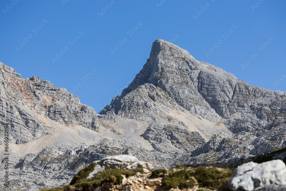 Mount Stenar  - 2501 m.a.s. is a mountain in Julian Alps - Slovenia