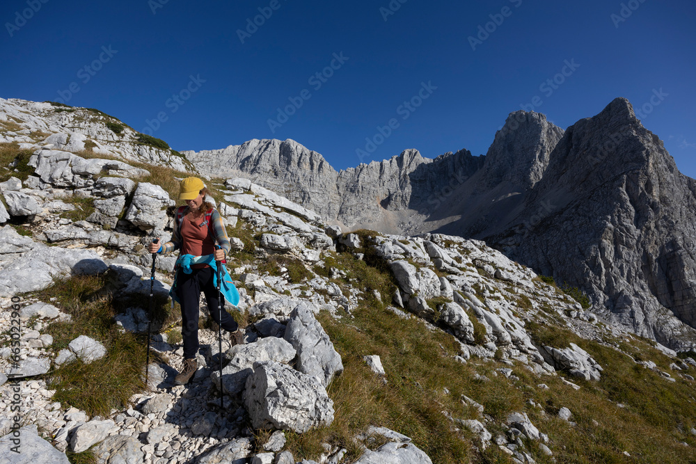 Hiking Solo in High Mountains - Kriski Podi, Julian Alps, Slovenia