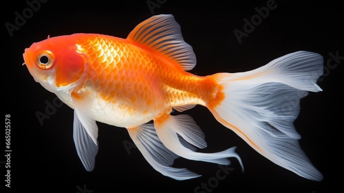 goldfish in aquarium generated by AI