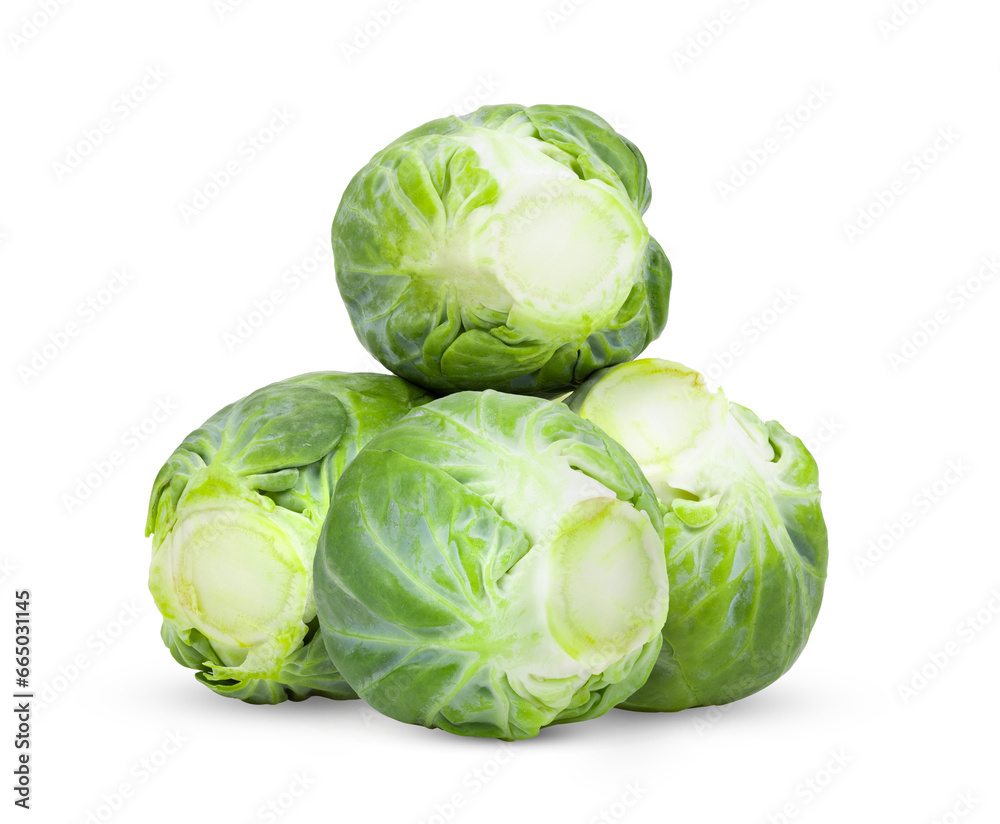 Brussel Sprouts isolated on transparent png