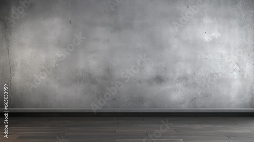 Dark fray loft Room interior empty space background mock up, sunlight and shadows room walls and blank parquet floor