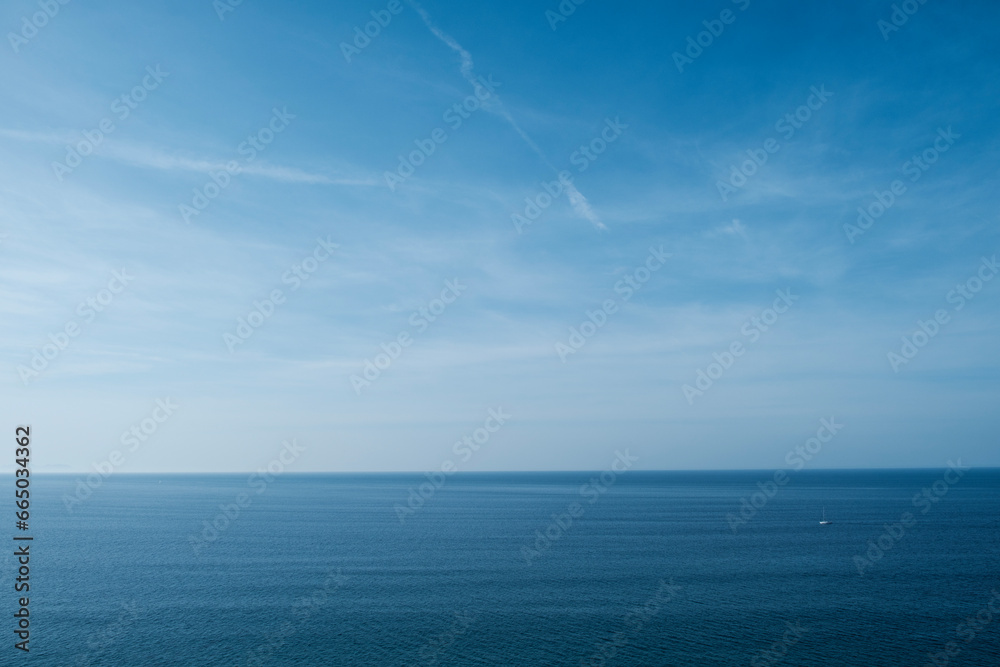 Obraz premium Minimalist seascape of Bay of Viscay.