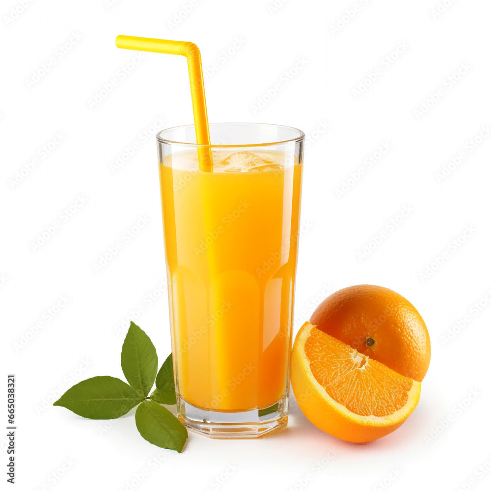 A glass of orange juice, AI Generated A glass of orange juice, AI Generated
