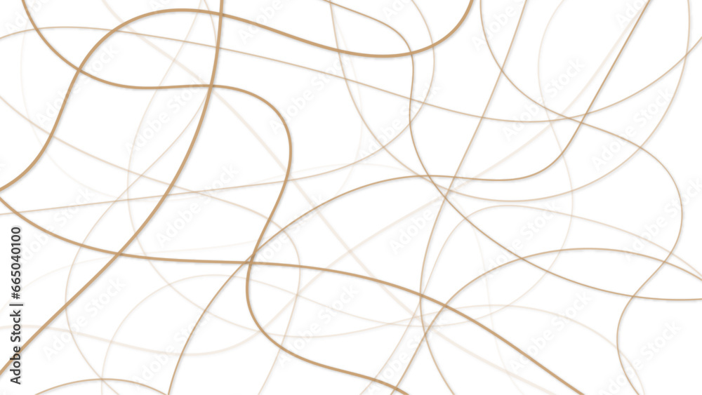 Abstract white background with random brown scribble lines Abstract white background with random brown scribble lines
