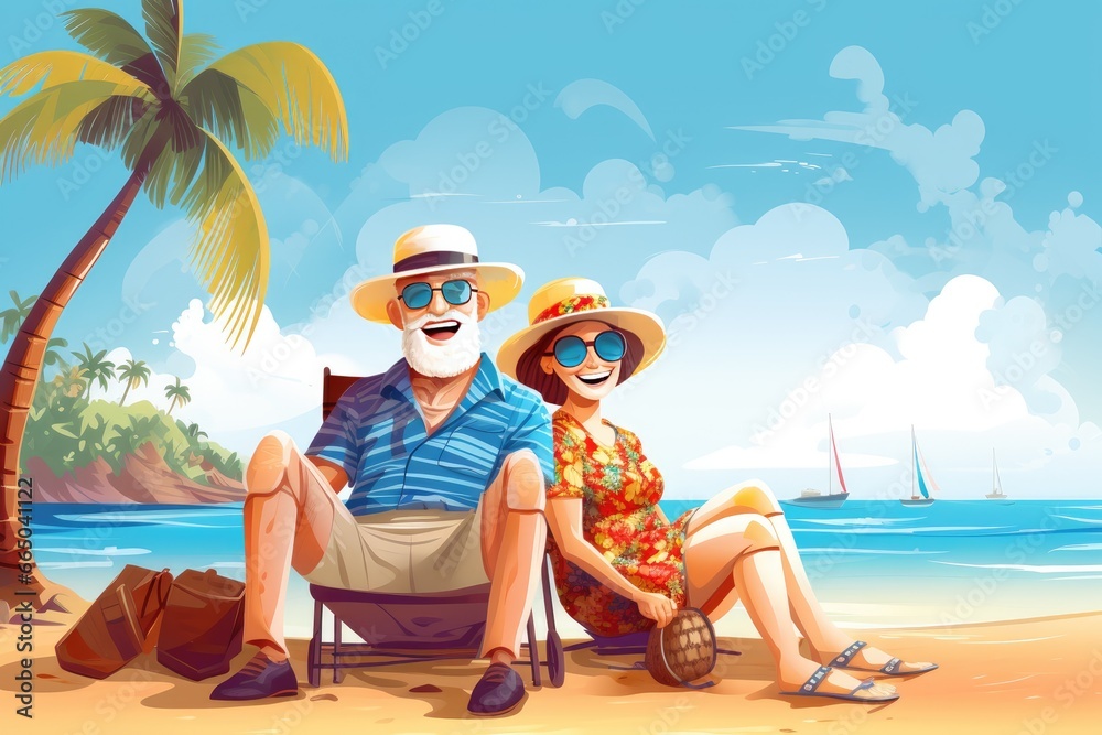 Sunny Escape, Grandparents' Beach Vacation