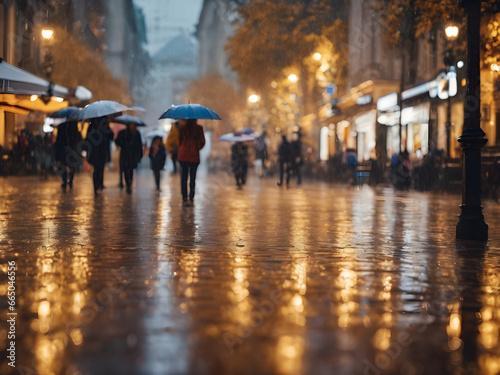 rainy autumn day © Marko