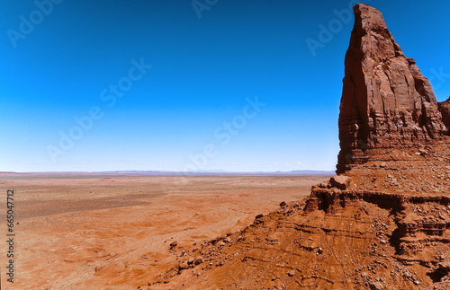 Monument Valley  desert and landscape  Arizona 