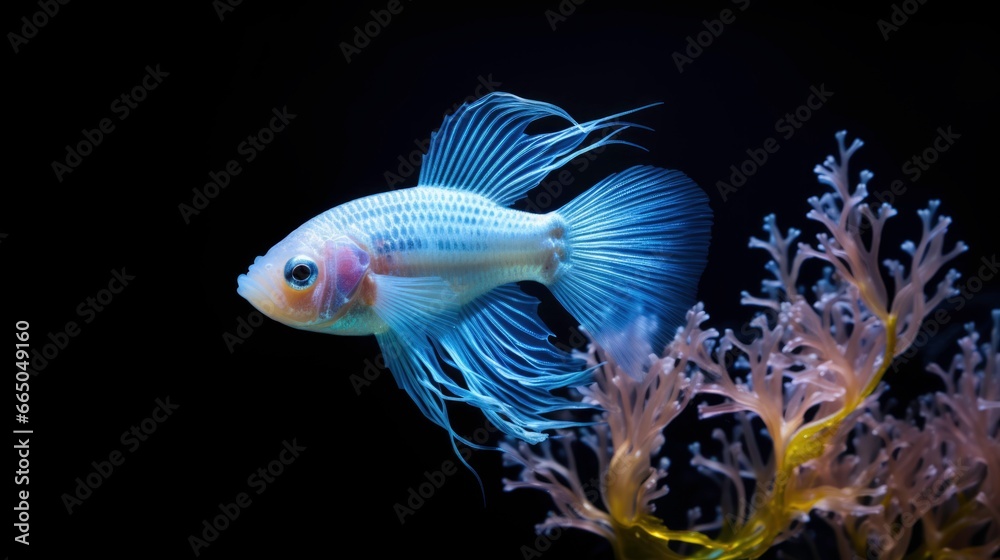 fancy guppy beautiful fish