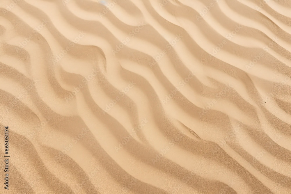 Closeup of sand pattern of a beach in the summer. - obrazy, fototapety, plakaty 