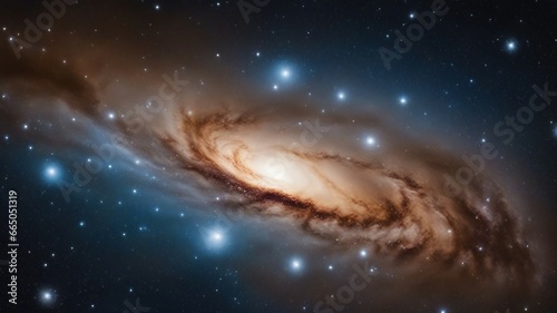 space galaxy in space A night sky with milky way spiral galaxy and space dust in space. 