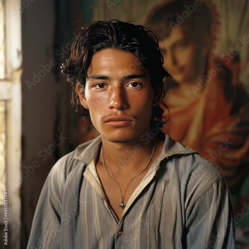photo of mexican young  man